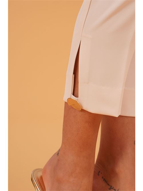 Pantalone in viscosa GM by Gai Mattiolo | GM3736BURRO